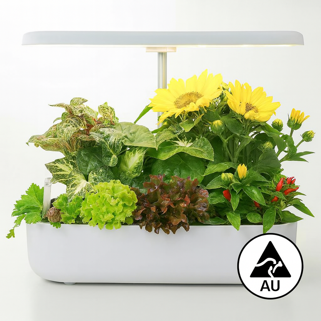 Indoor Oasis: Smart Hydroponic Garden with LED Grow Light – Effortless Home Planting & Fresh Herbs Year-Round