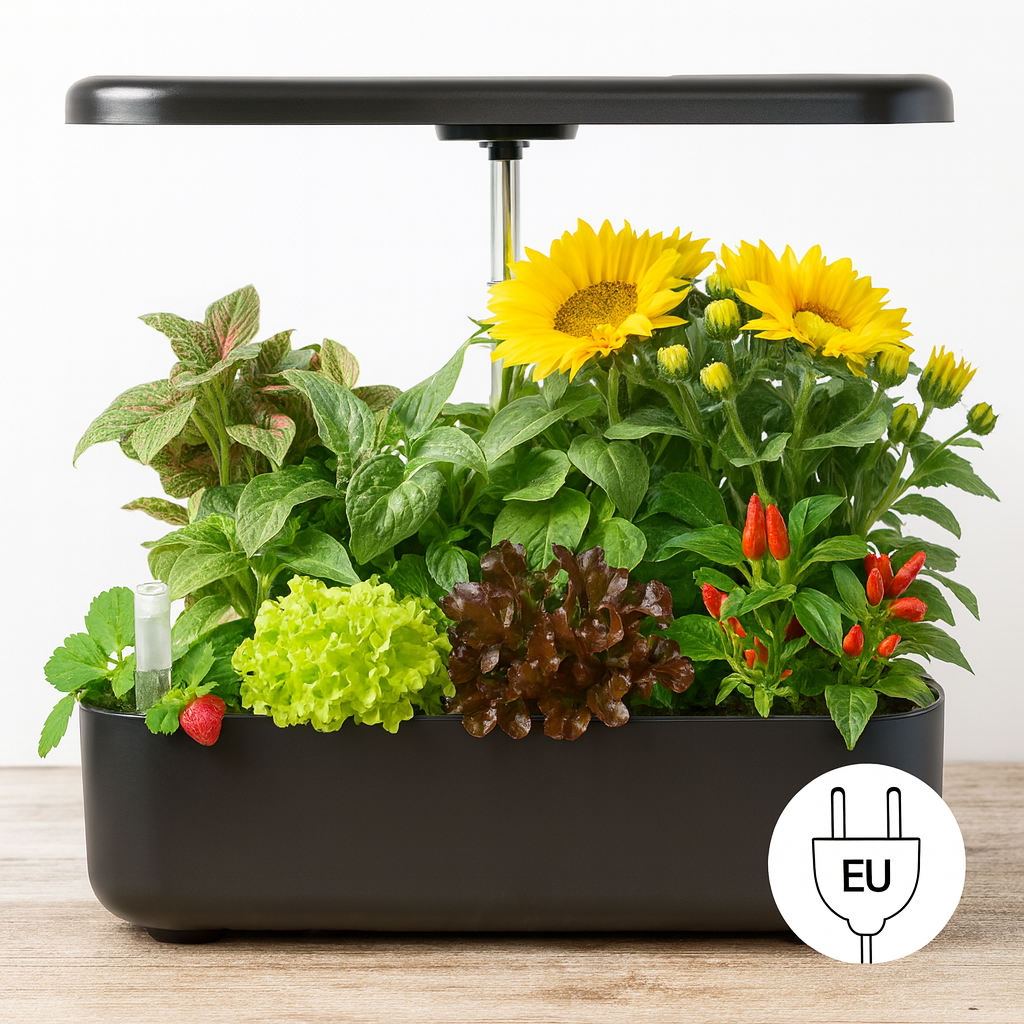 Indoor Oasis: Smart Hydroponic Garden with LED Grow Light – Effortless Home Planting & Fresh Herbs Year-Round