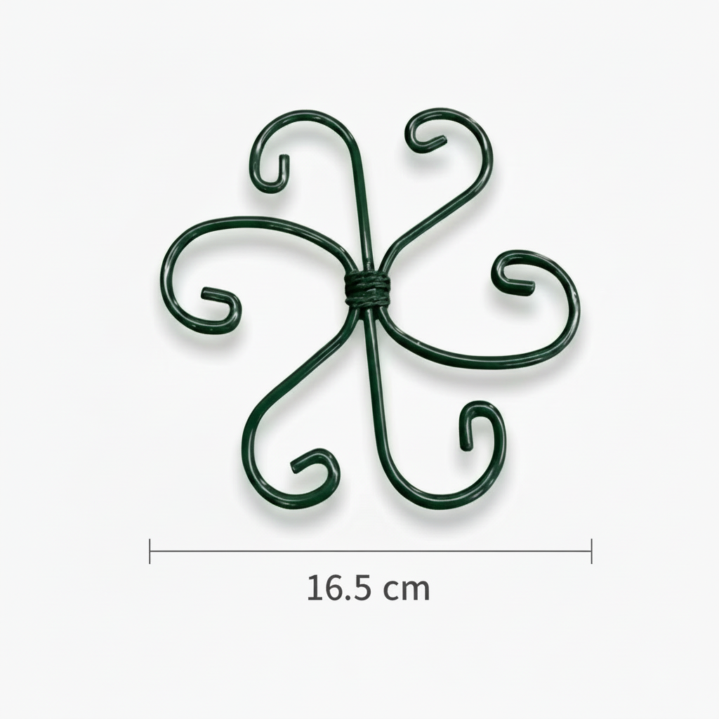 Metal Plant Support Stake – Decorative Stem Support for Potted Plants