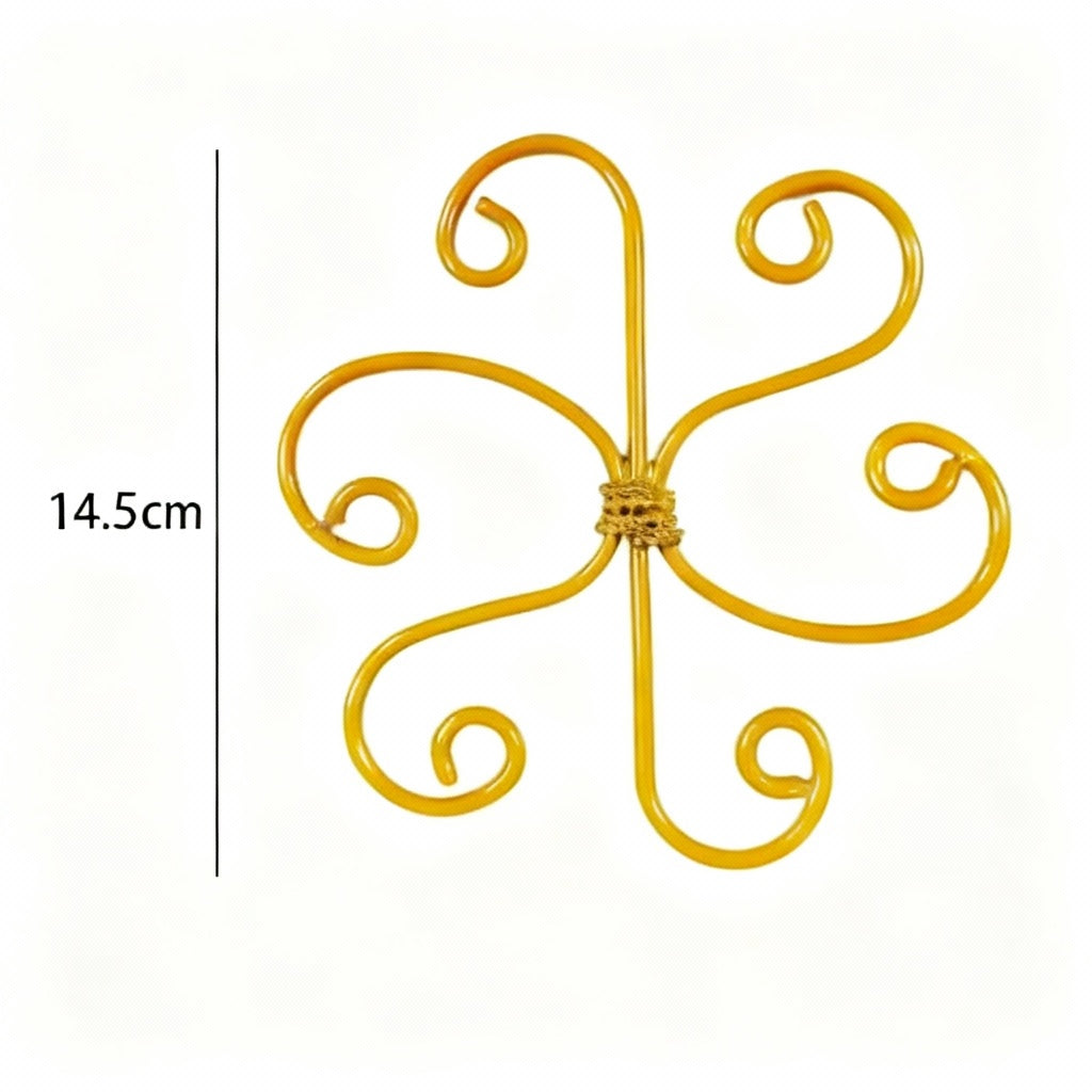 Metal Plant Support Stake – Decorative Stem Support for Potted Plants