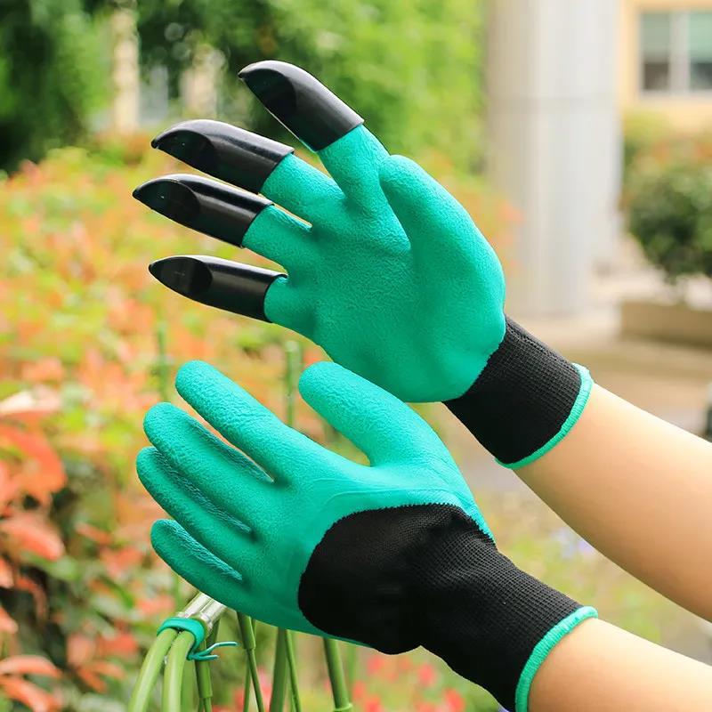 integrated claws gardening gloves Claw Gardening Gloves for Easy Digging & Planting | HomeySpark