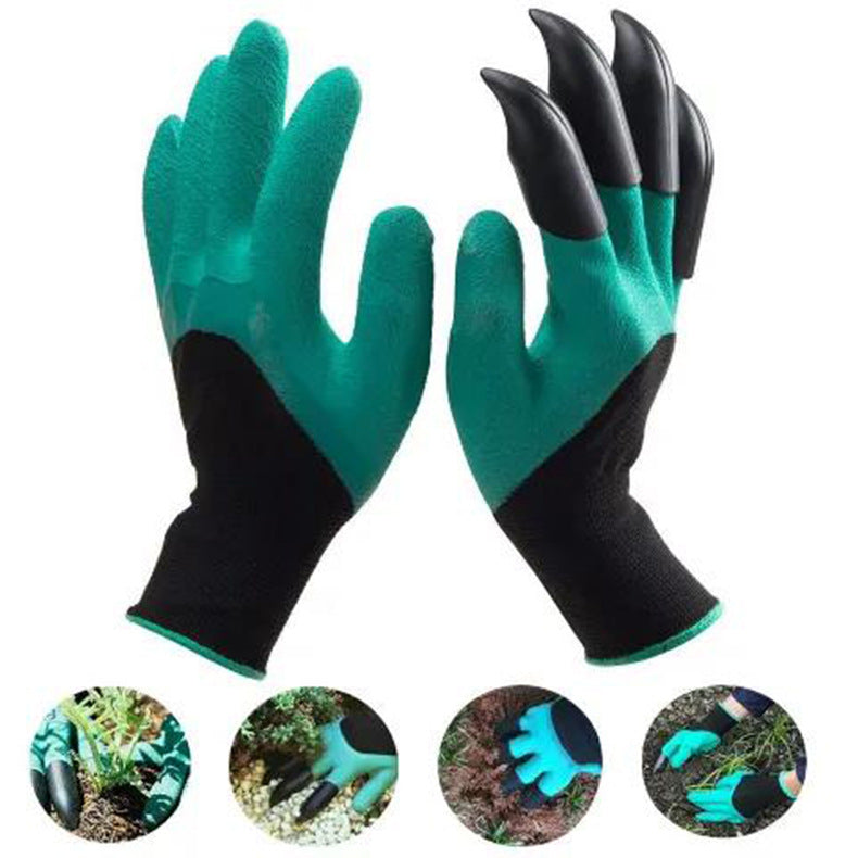 integrated claws gardening gloves Claw Gardening Gloves for Easy Digging & Planting | HomeySpark