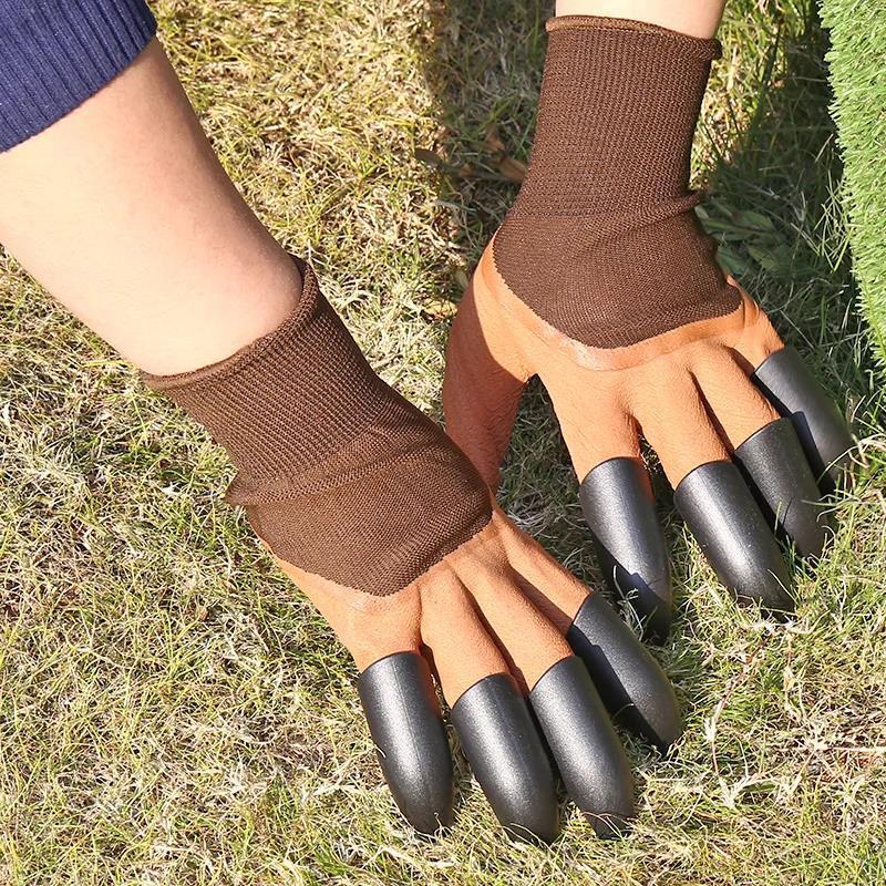 integrated claws gardening gloves Claw Gardening Gloves for Easy Digging & Planting | HomeySpark