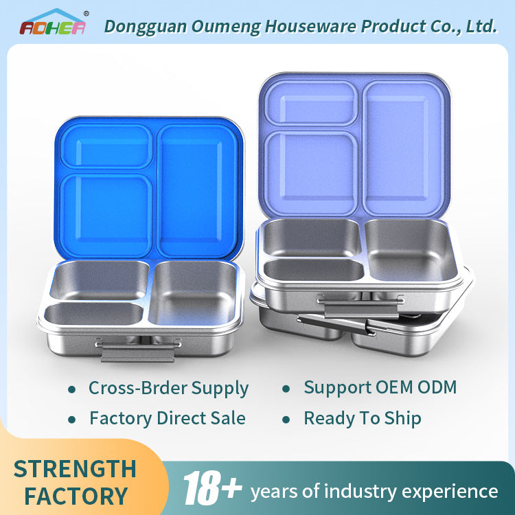304 Stainless Steel Compartment Lunch Box