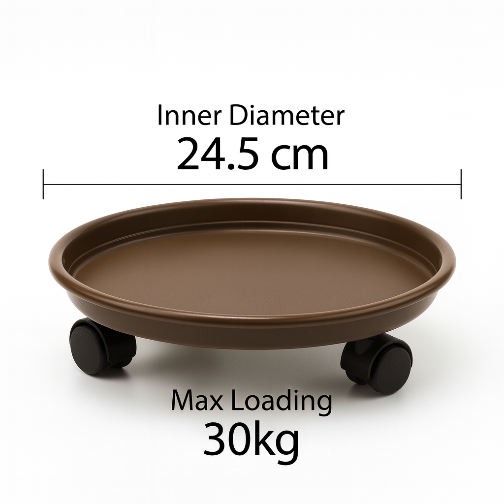 Care & Move: Rolling Plant Tray – Gentle Support for Beloved Plants
