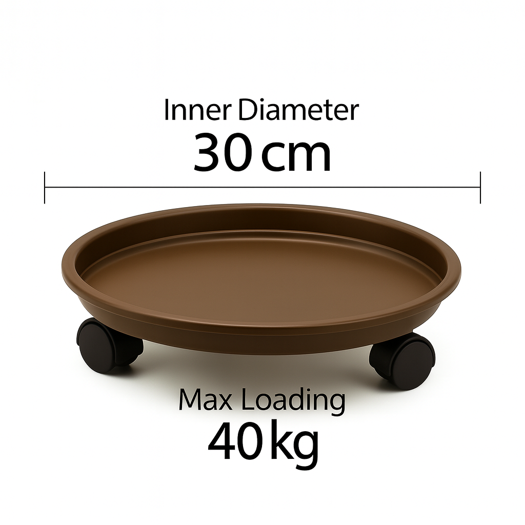Care & Move: Rolling Plant Tray – Gentle Support for Beloved Plants