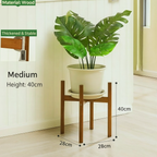 Wood Plant Stand (Floor) — A Warm, Gift-Ready Home for Every Plant