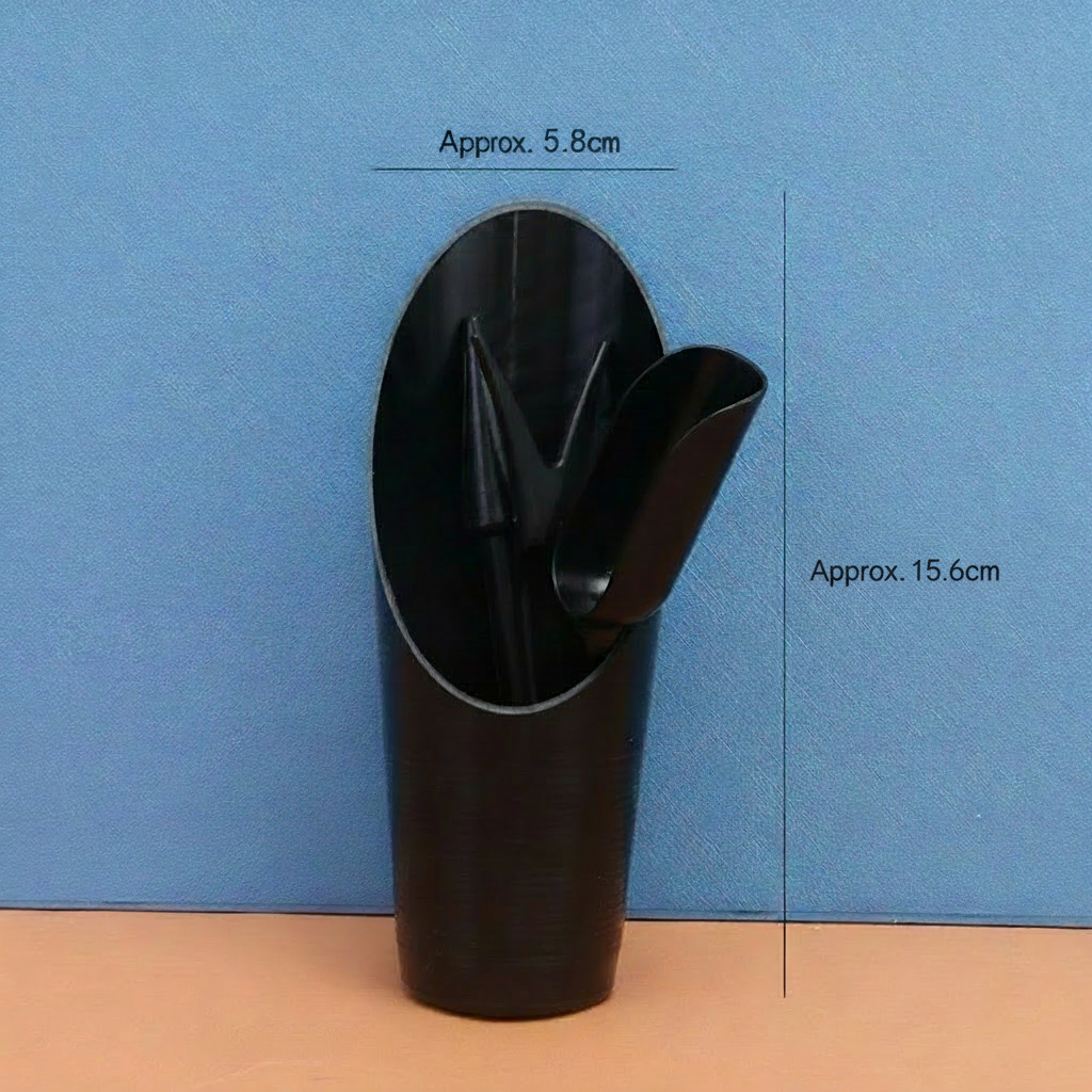 4-Piece Succulent Gardening Tools Set – Gift for Plant Lovers (Bucket, Mini Scoop, Dibber & Seedling Lifter)