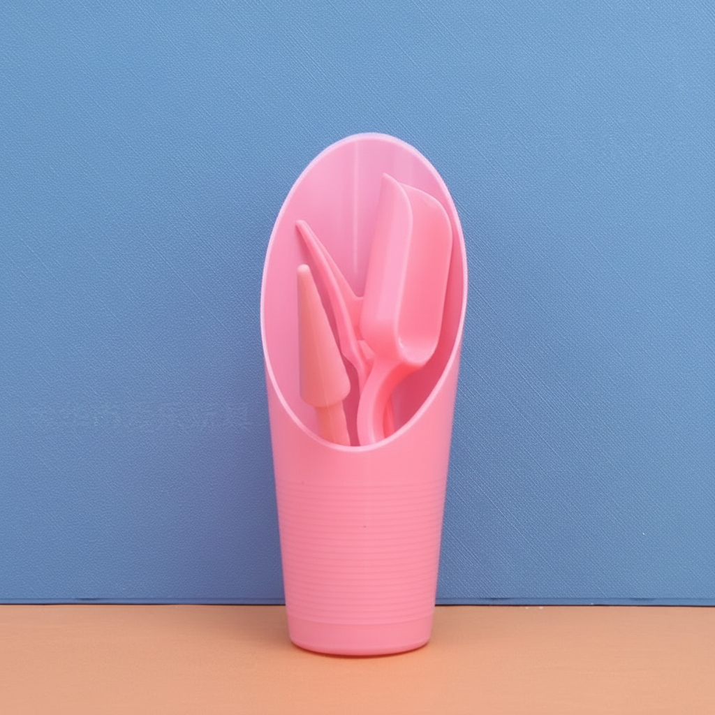 4-Piece Succulent Gardening Tools Set – Gift for Plant Lovers (Bucket, Mini Scoop, Dibber & Seedling Lifter)