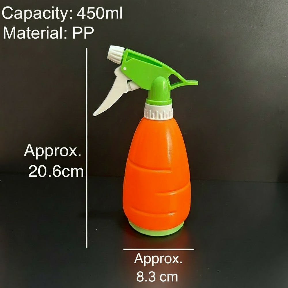 Cute Carrot Plant Spray Bottle 450ml Plant Lover Gift