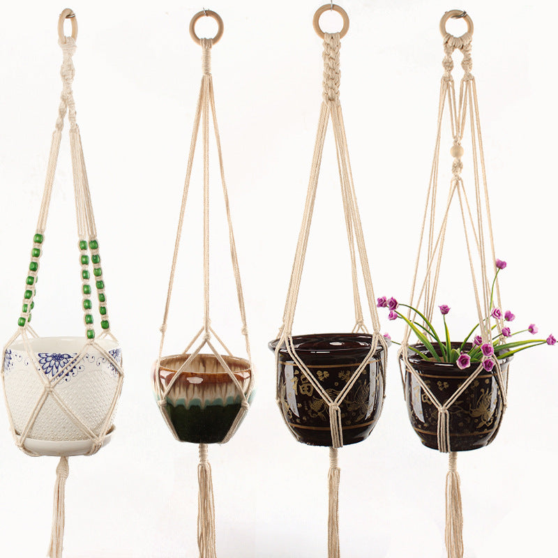 Handwoven Macrame Plant Hanger — A Beautiful Home for the Plants You Nurture