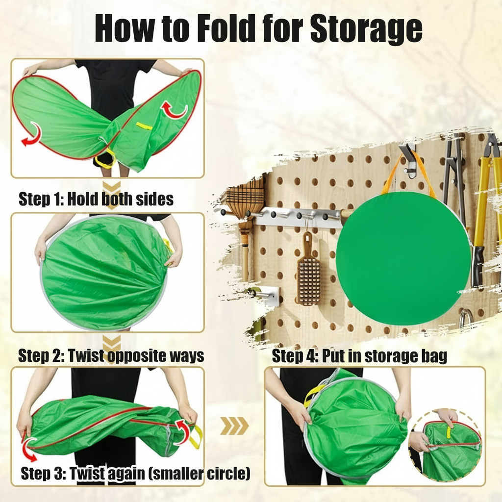 A Little Ritual for a Tidy Garden — Premium Pop‑Up Leaf Collector Bag (Foldable & Reusable)